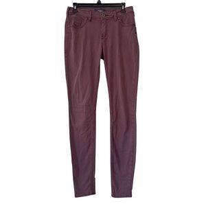 Silver Jeans Suki Purple High Super Skinny Pants